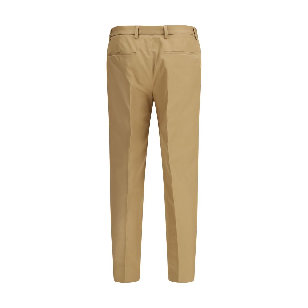 Gucci Beige Cotton Casual Pants
