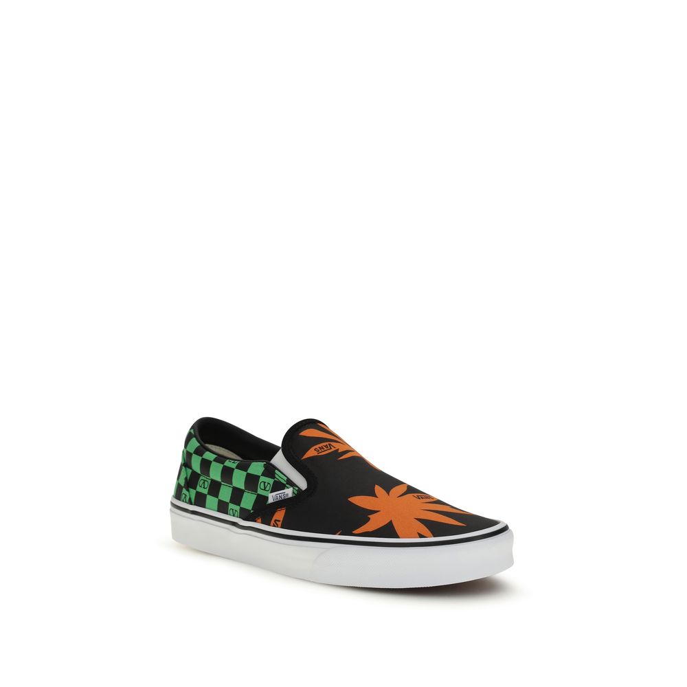 Valentino Garavani Multicolor Cotton Low Top Sneakers