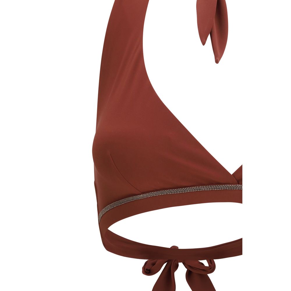 Brunello Cucinelli Red Polyamide Bikini