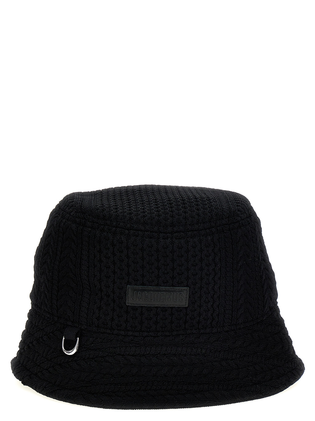 Jacquemus Black Viscose Bucket Hat