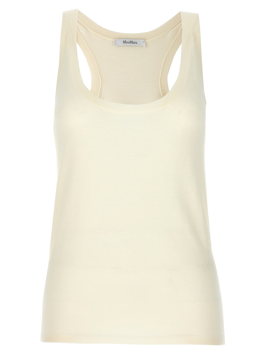 Max Mara White Cashmere Tank Tops