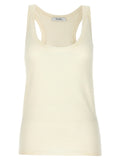 Max Mara White Cashmere Tank Tops