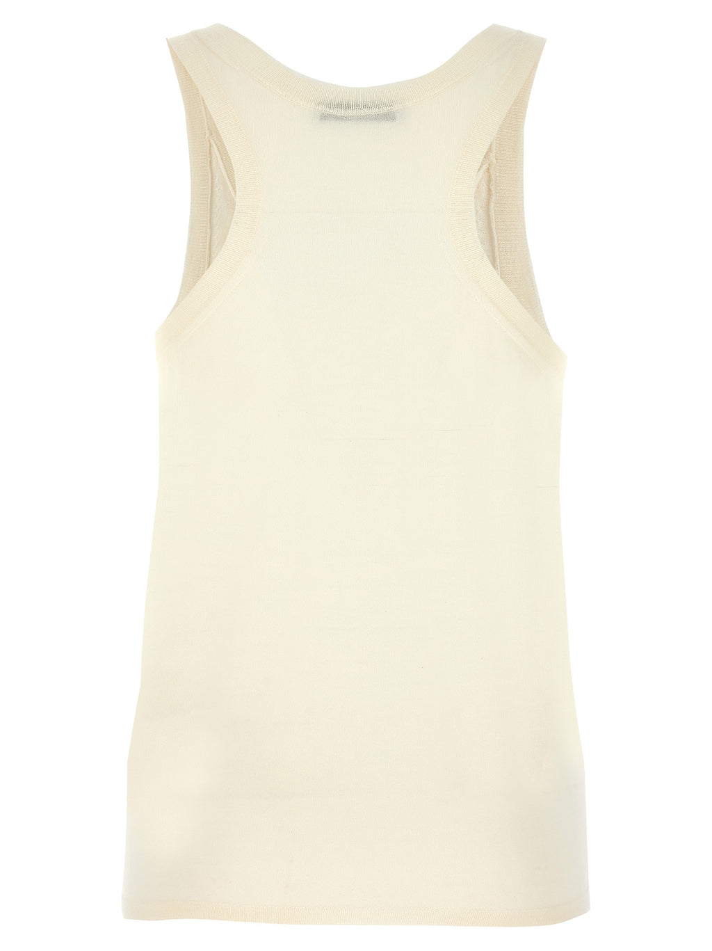 Max Mara White Cashmere Tank Tops