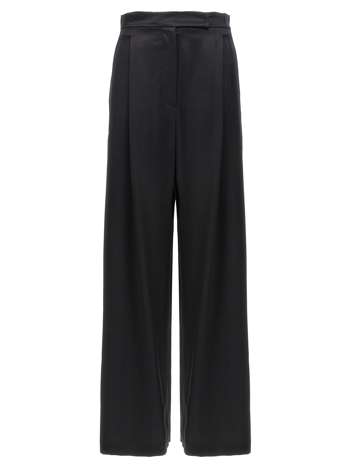 Max Mara Black Silk Casual Pants