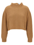 Max Mara Beige Wool Cardigan