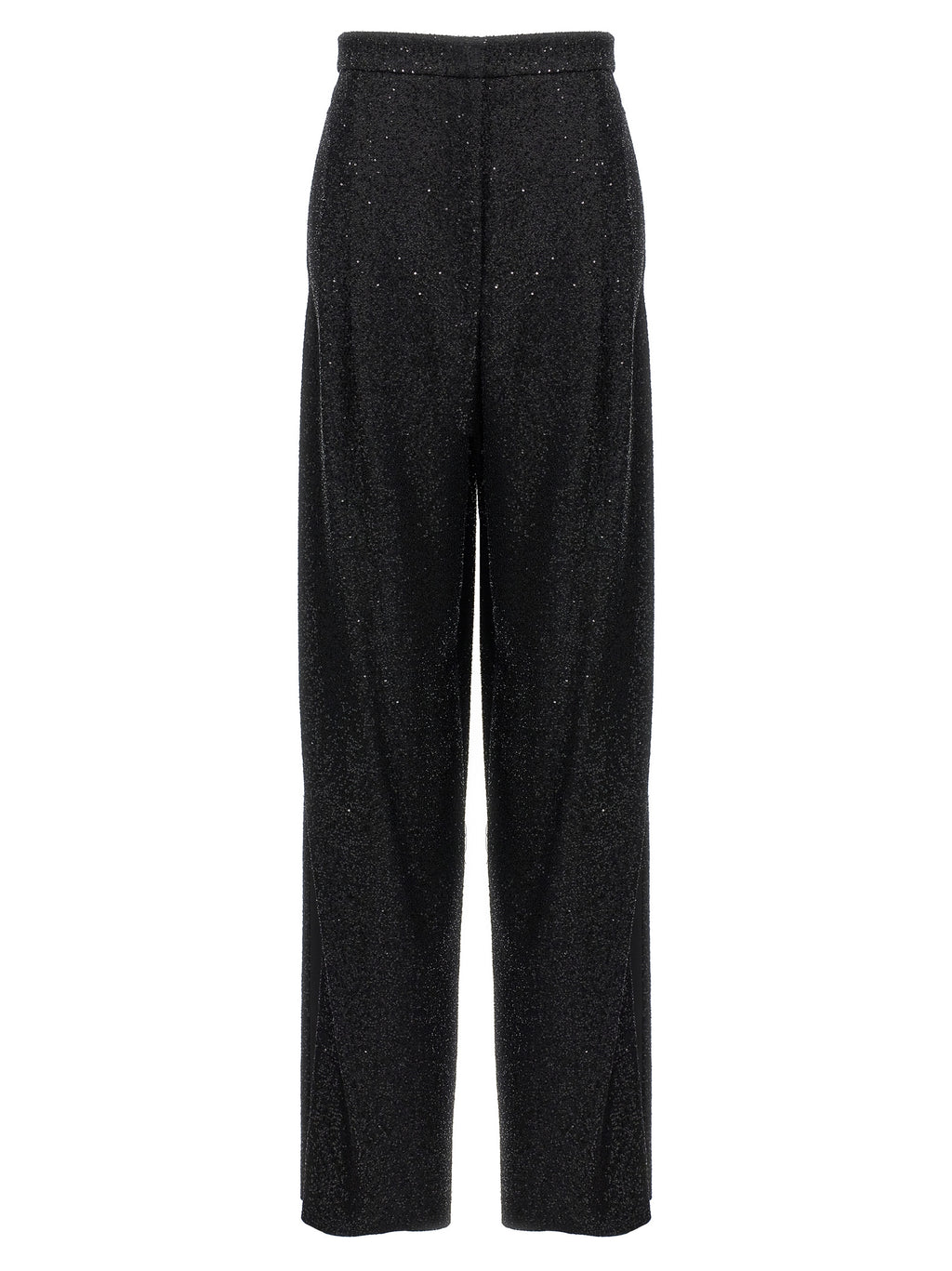Max Mara Black Viscose Dress Pants