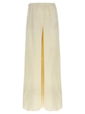 Max Mara White Flax Casual Pants
