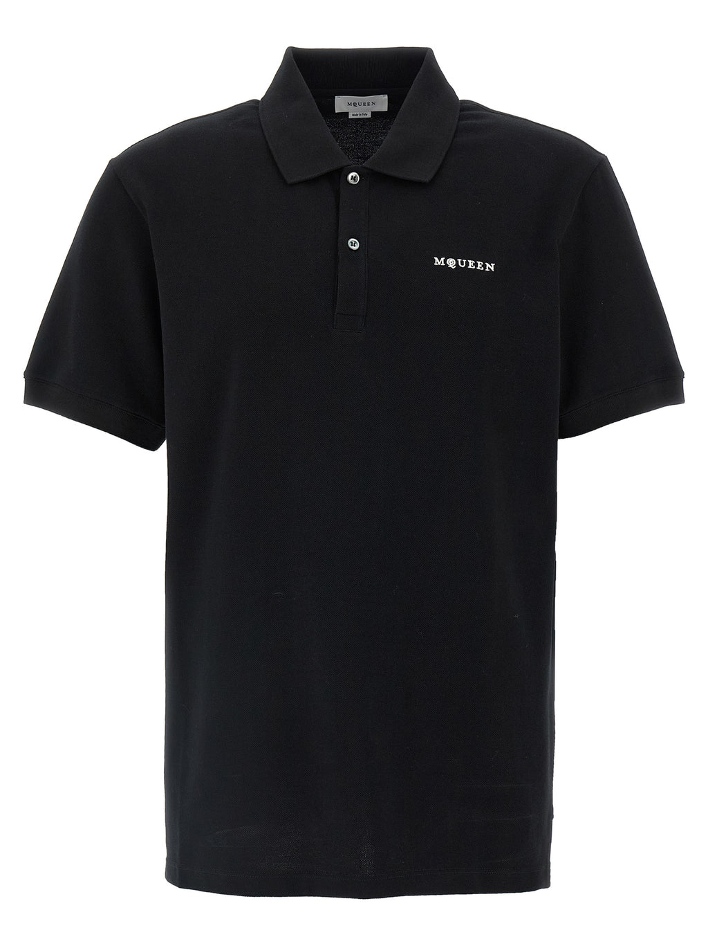 Alexander McQueen Bicolor Cotton Polo Shirt