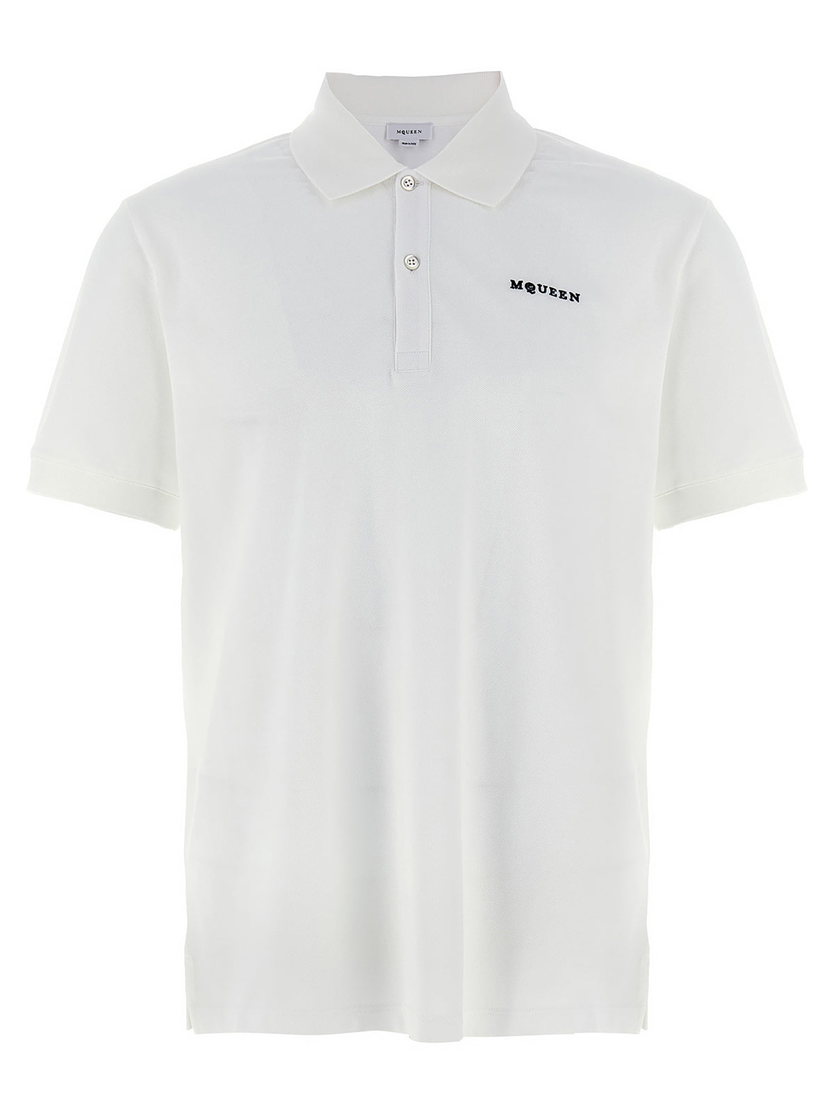 Alexander McQueen Bicolor Cotton Polo Shirt
