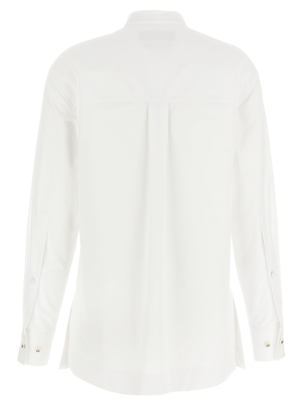 Gucci White Cotton Blouse
