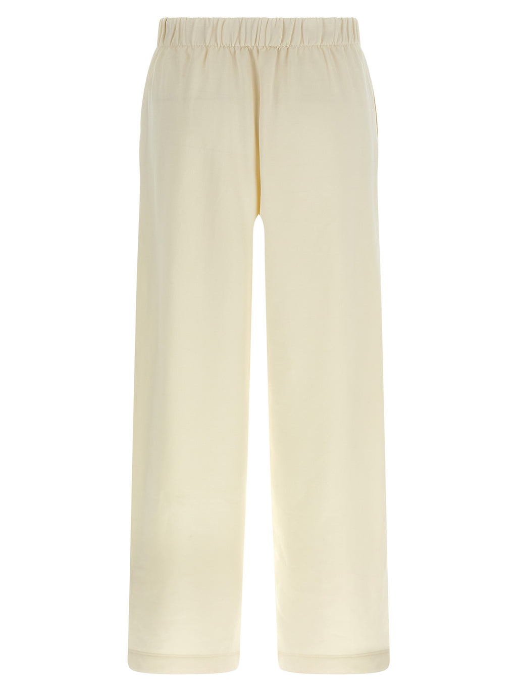 Max Mara White Silk Casual Pants