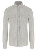 Brunello Cucinelli Gray Cotton Blouse