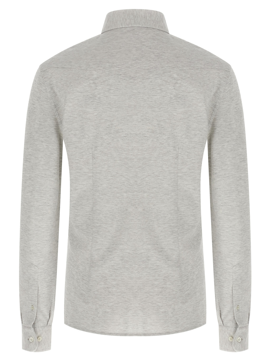 Brunello Cucinelli Gray Cotton Blouse