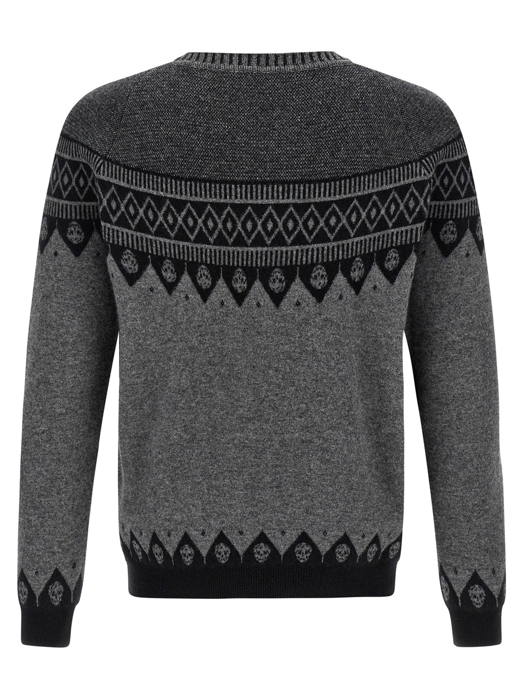 Alexander McQueen Gray Wool Cardigan
