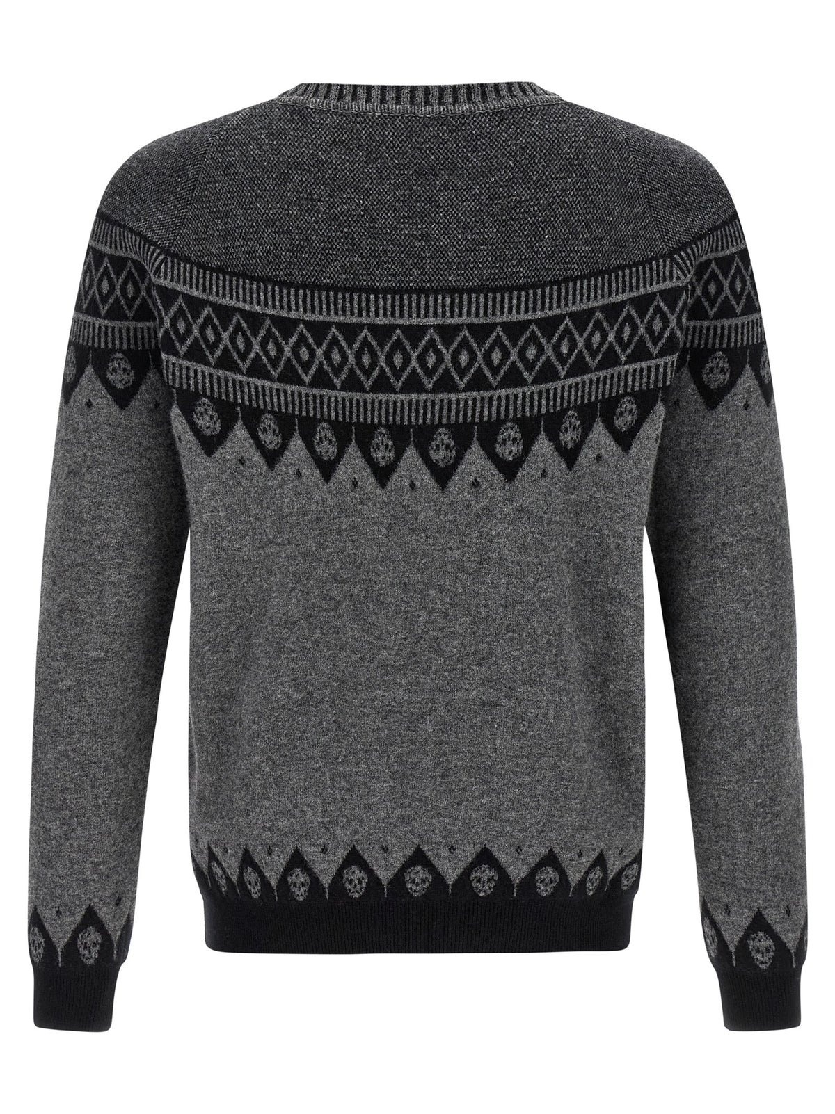 Alexander McQueen Gray Wool Cardigan