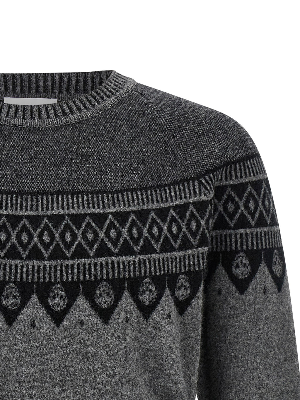 Alexander McQueen Gray Wool Cardigan