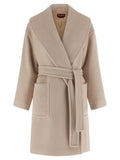 Max Mara Beige Wool Coat