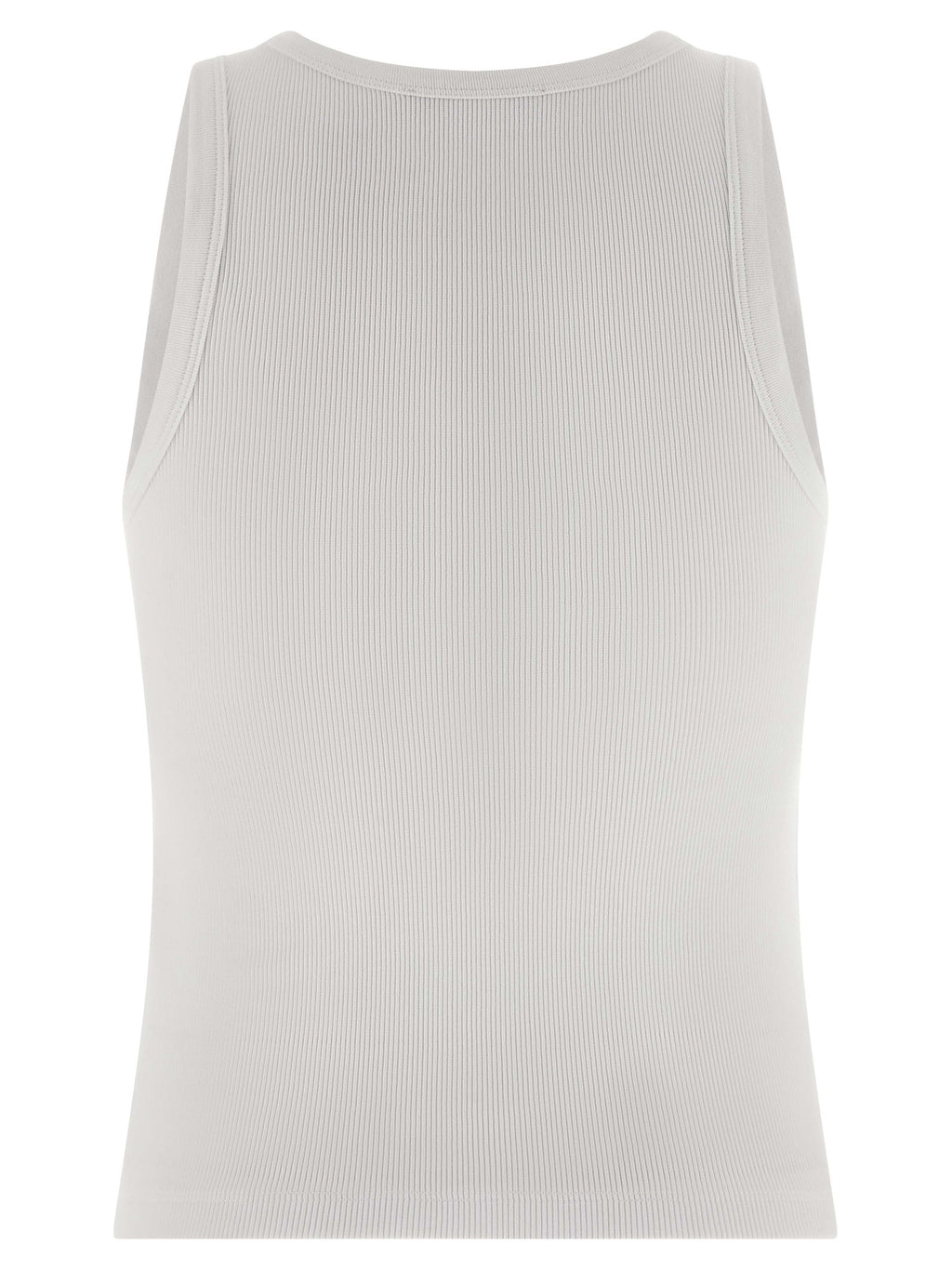 Givenchy White Cotton Sleeveles T-Shirt