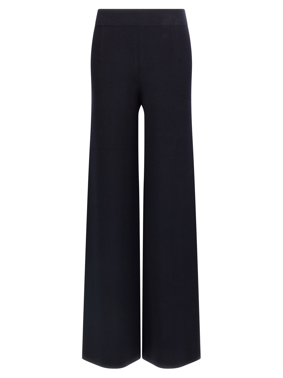 Max Mara Blue Viscose Casual Pants