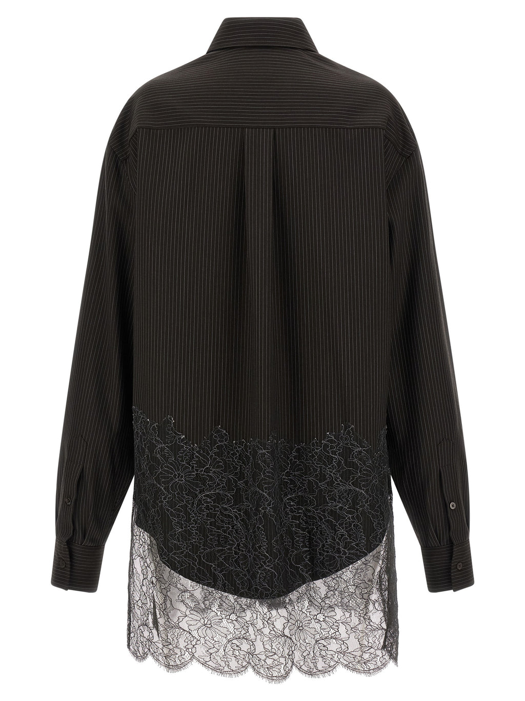 Fendi Brown Virgin Wool Blouse
