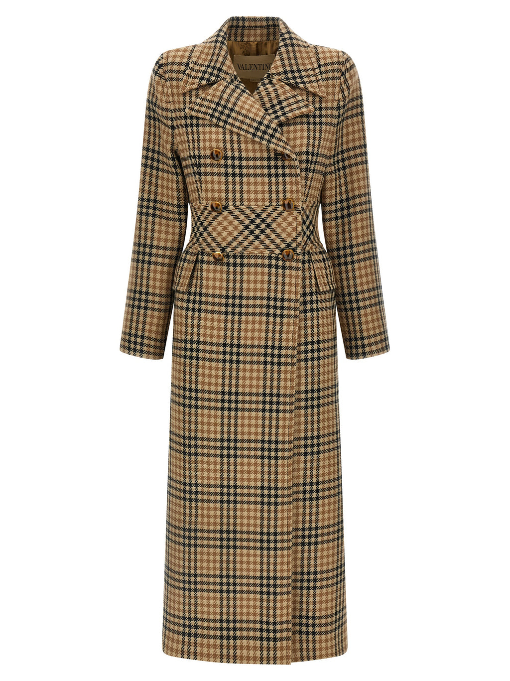 Valentino Garavani Brown Virgin Wool Coat