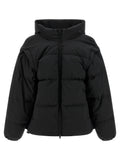 MM6 Maison Margiela Black Polyester Full-Length Jacket