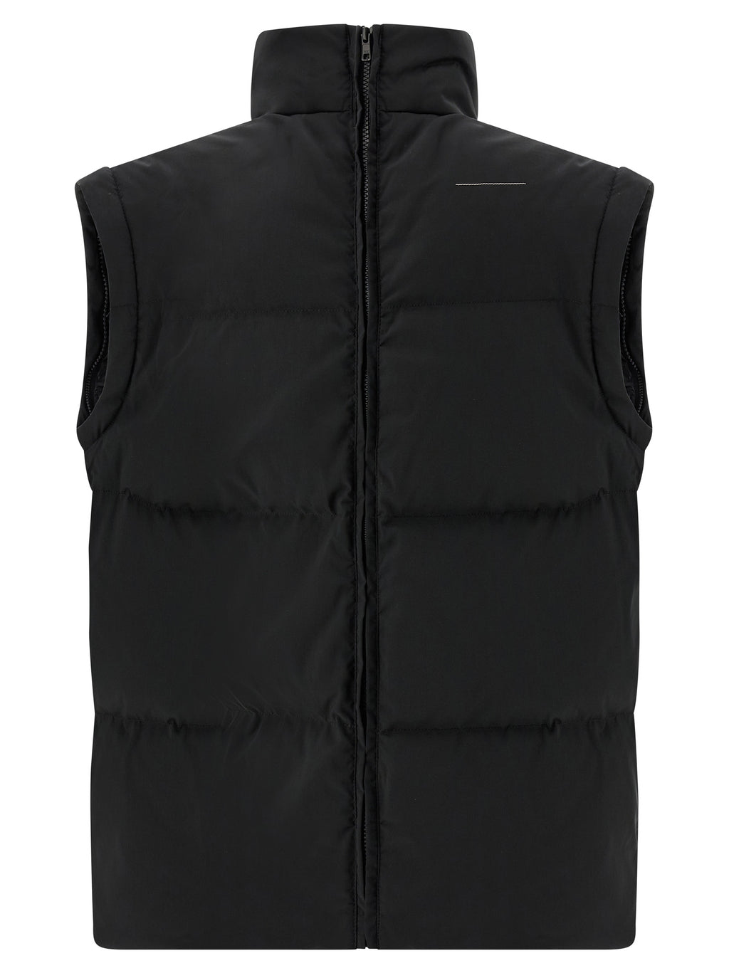 MM6 Maison Margiela Black Polyester Full-Length Jacket