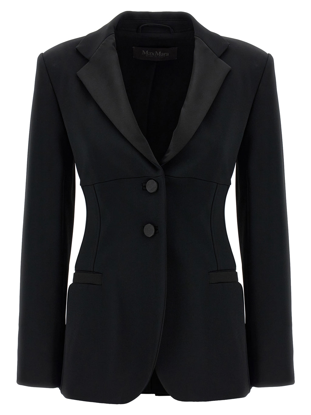 Max Mara Black Viscose Blazer