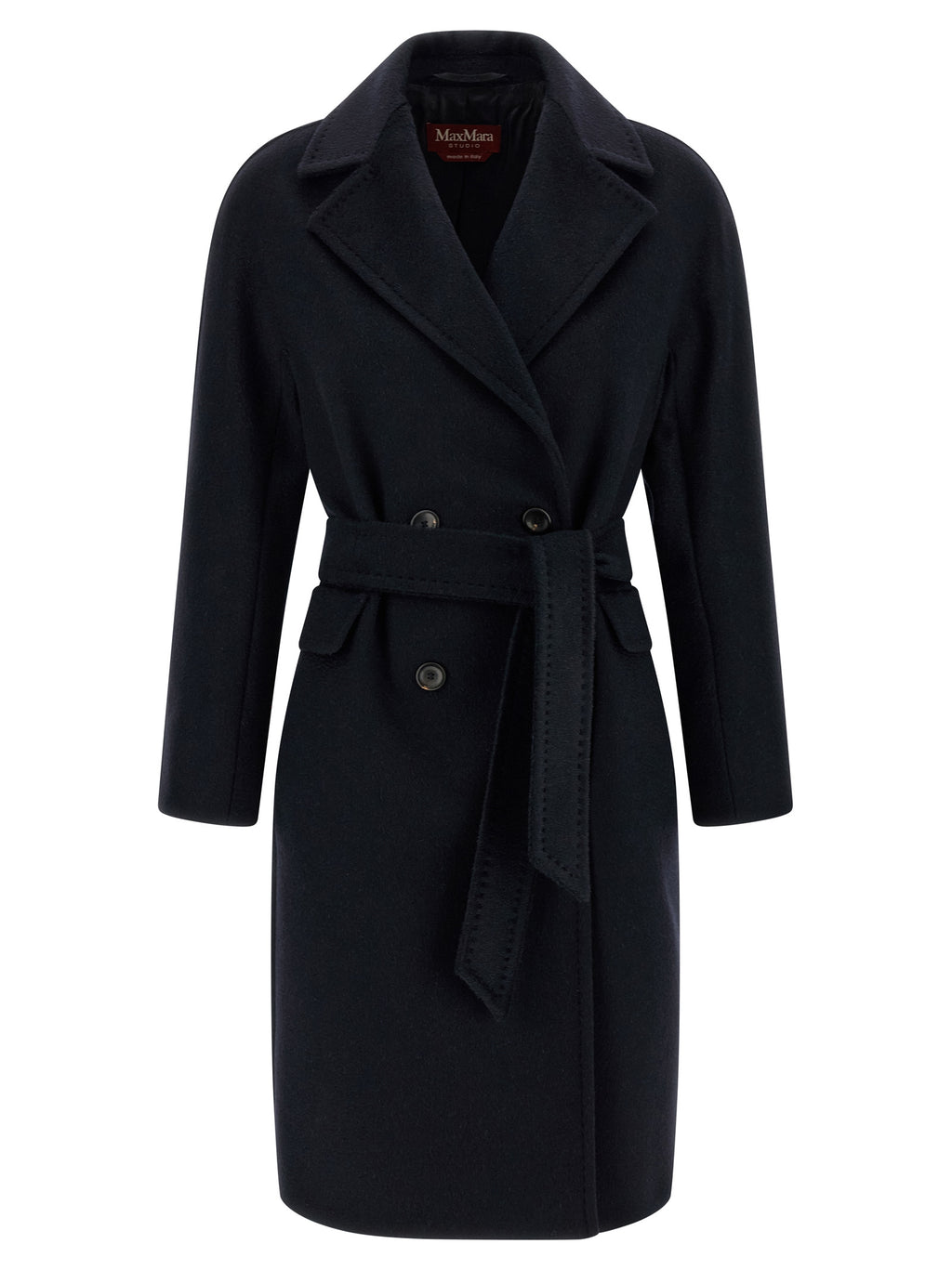 Max Mara Blue Cashmere Coat