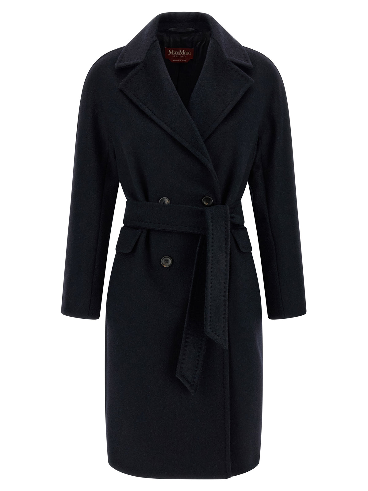 Max Mara Blue Cashmere Coat