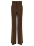 Gucci Brown Polyester Dress Pants