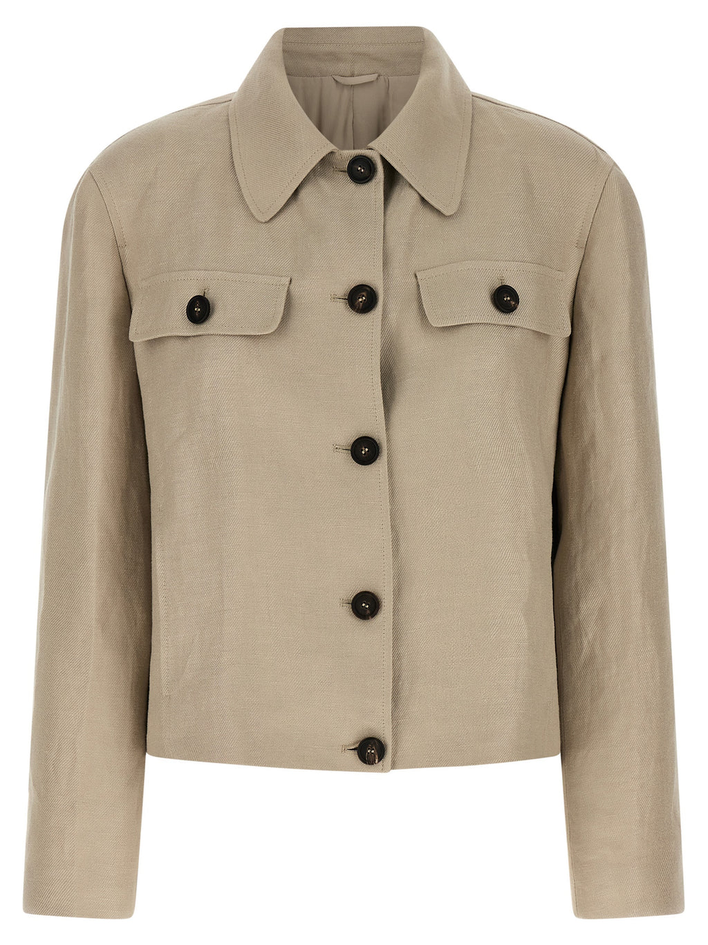 Brunello Cucinelli Beige Linen Blazer