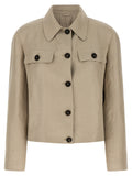 Brunello Cucinelli Beige Linen Blazer