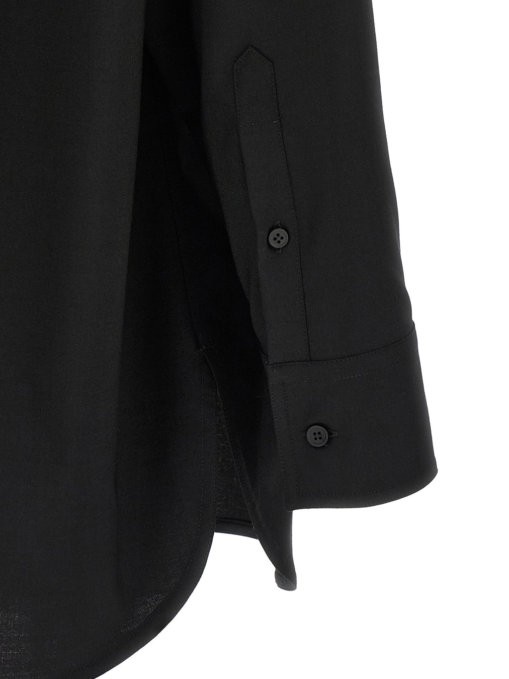MM6 Maison Margiela Black Polyester Blouse