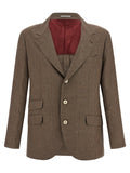 Brunello Cucinelli Brown Linen Blazer