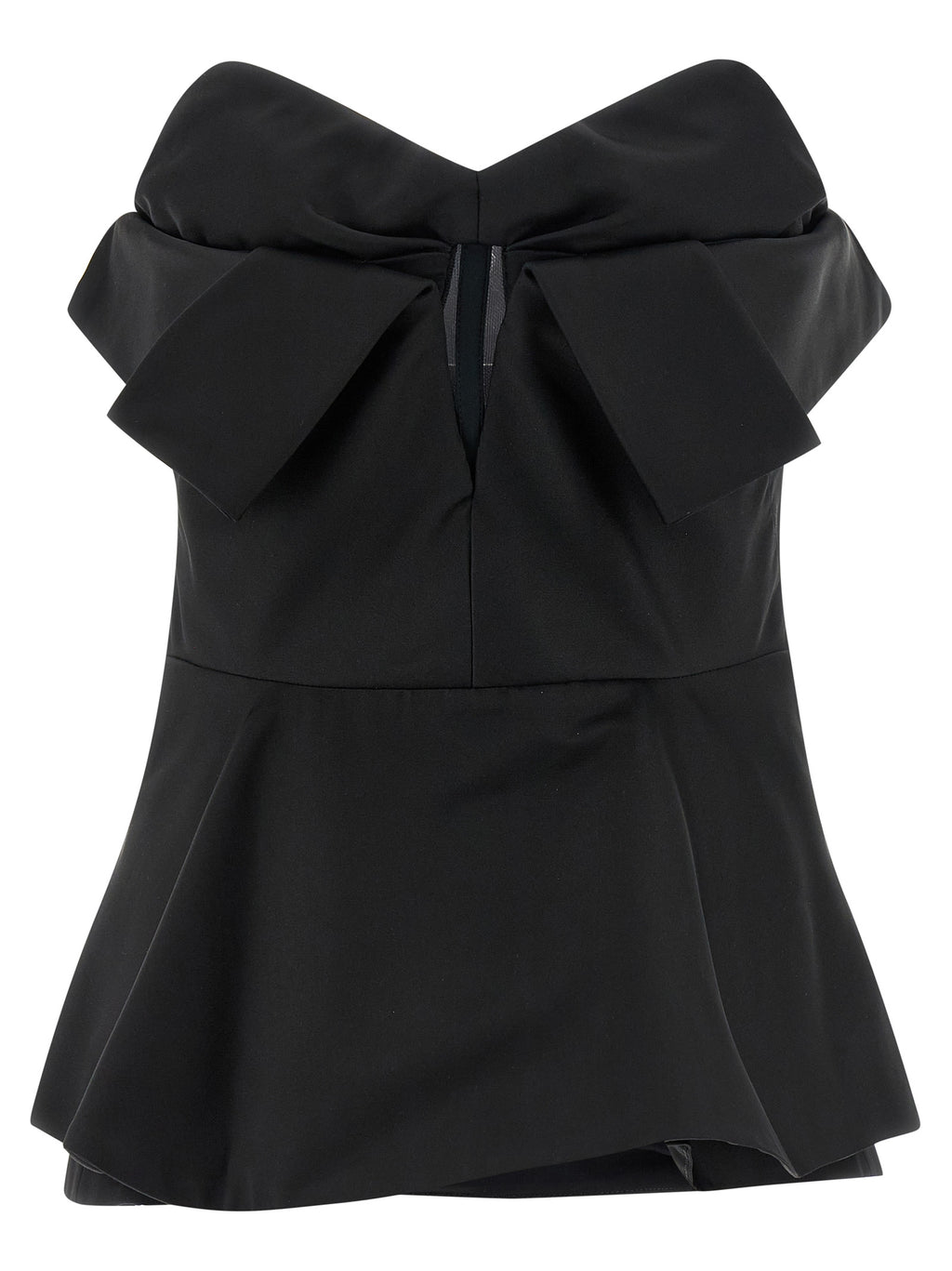 Alexander McQueen Black Polyester Tank Tops