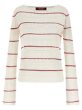 Max Mara White Silk Cardigan
