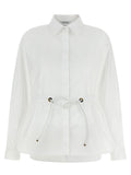 Max Mara White Cotton Blouse