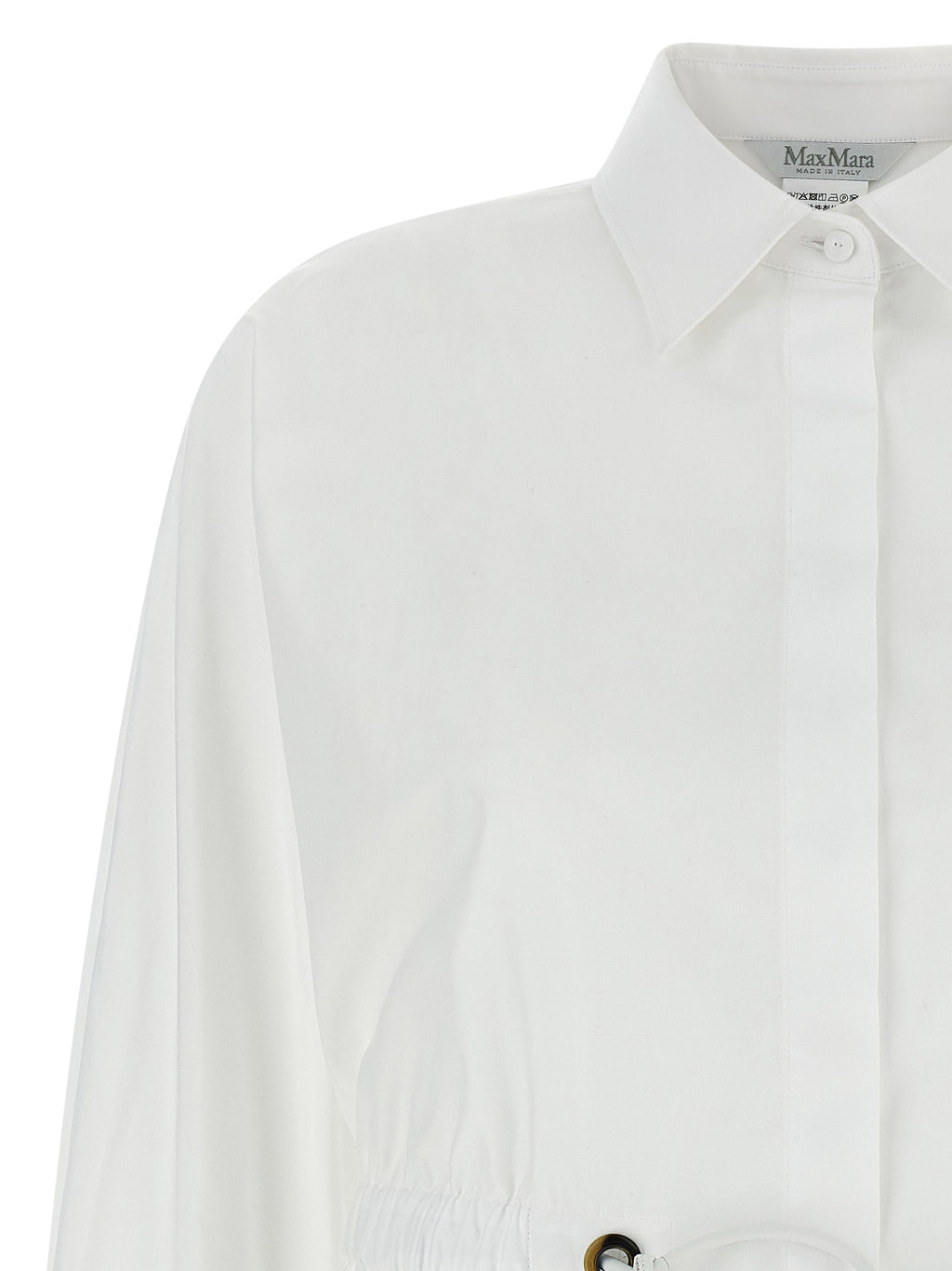 Max Mara White Cotton Blouse