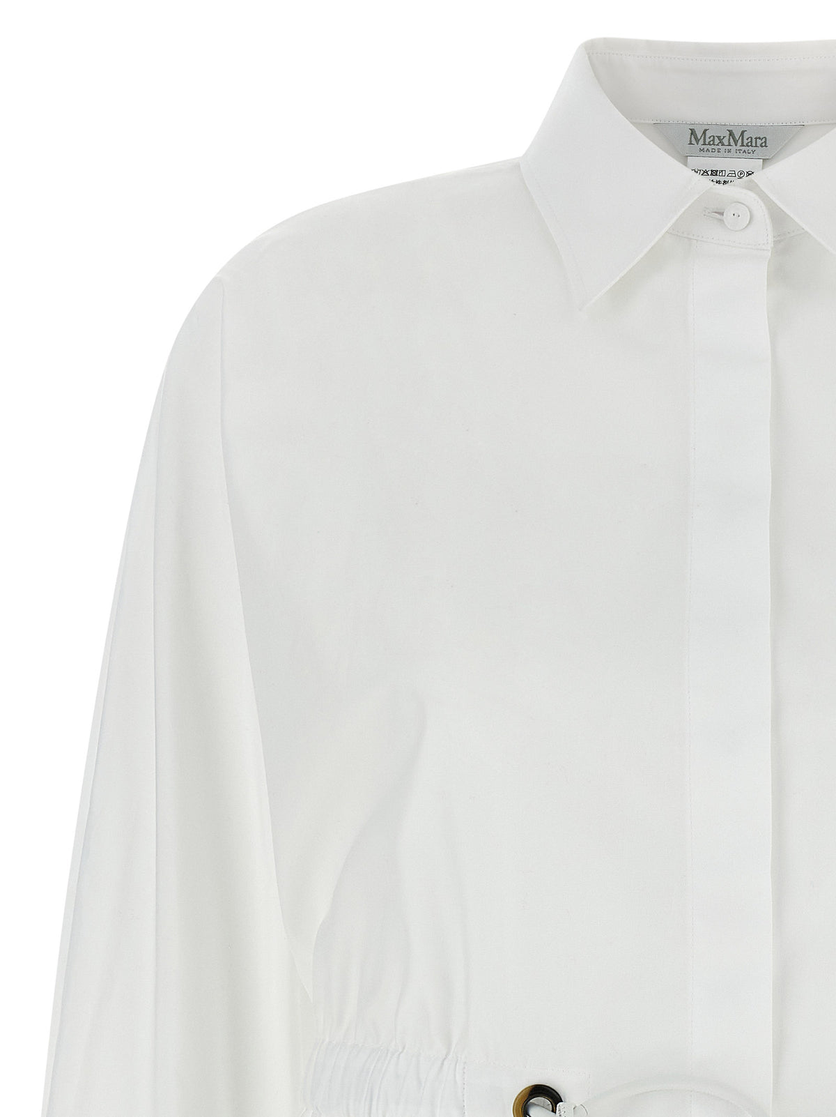 Max Mara White Cotton Blouse