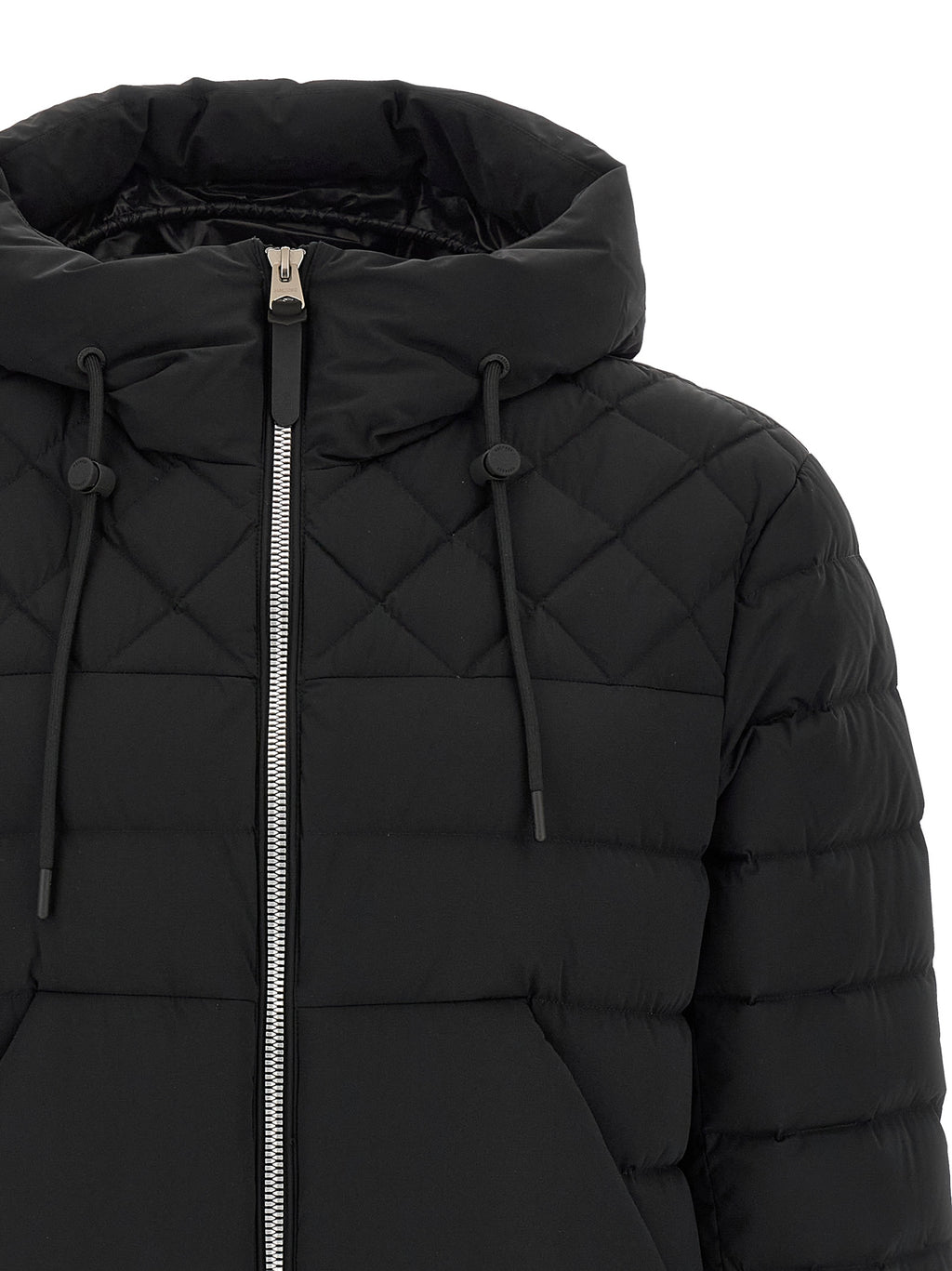 Mackage Black Nylon Full-Length Jacket