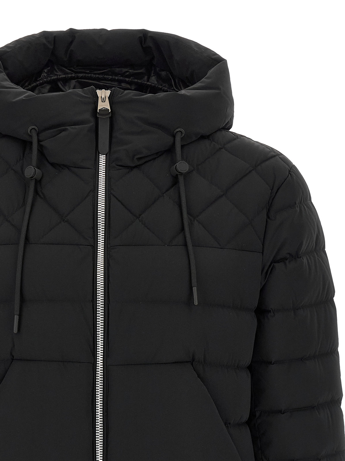 Mackage Black Nylon Full-Length Jacket