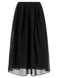 Brunello Cucinelli Black Cotton Mini Skirt