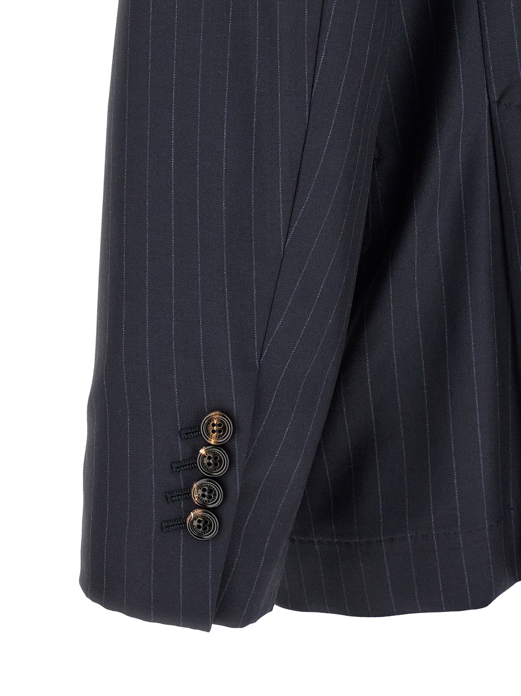 Brunello Cucinelli Blue Virgin Wool Blazer