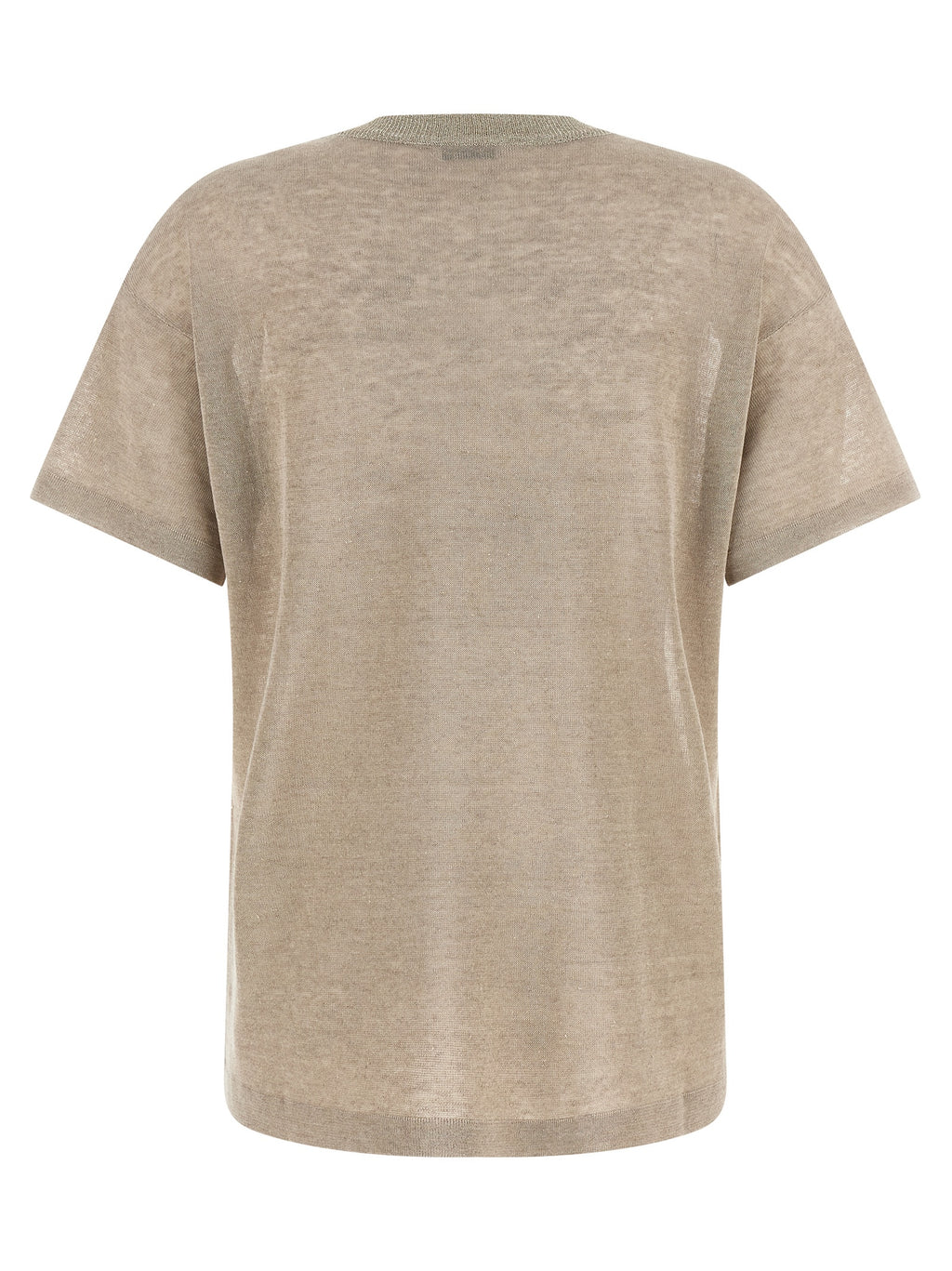 Brunello Cucinelli Beige Linen Cardigan