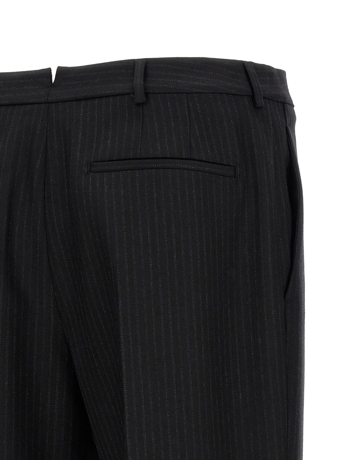 Saint Laurent Black Wool Dress Pants