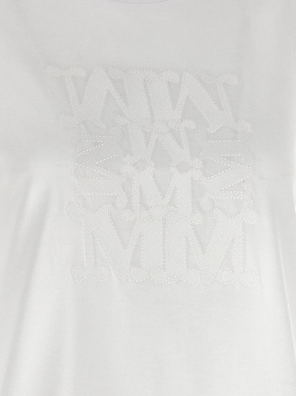 Max Mara White Cotton T-Shirt