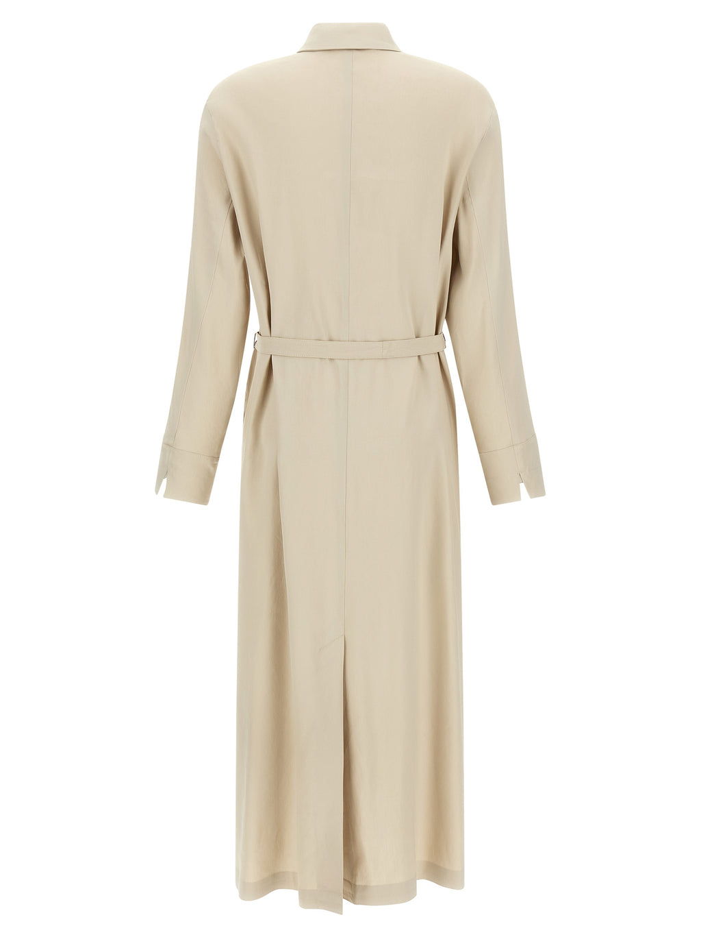 Max Mara Beige Linen Long Dress