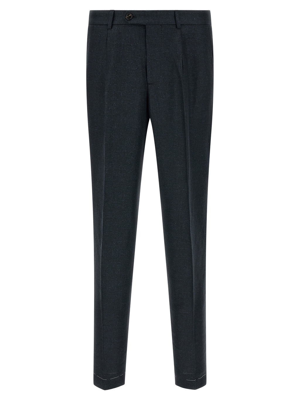 Brunello Cucinelli Blue Silk Two-Piece Suit