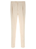 Brunello Cucinelli White Cotton Casual Pants